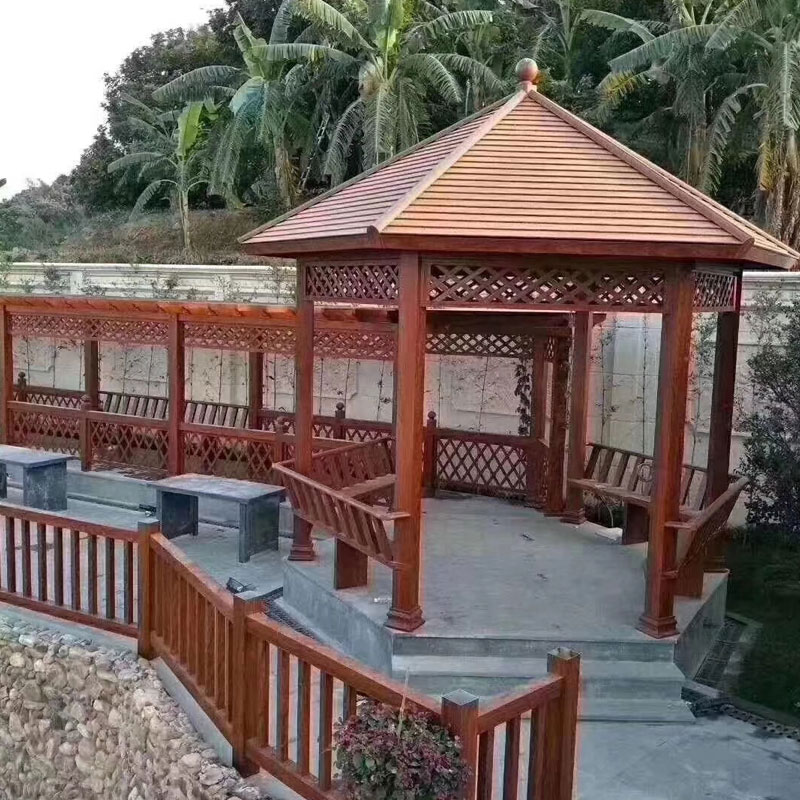 चिनियाँ परिवार मनोरञ्जन धातु Gazebo